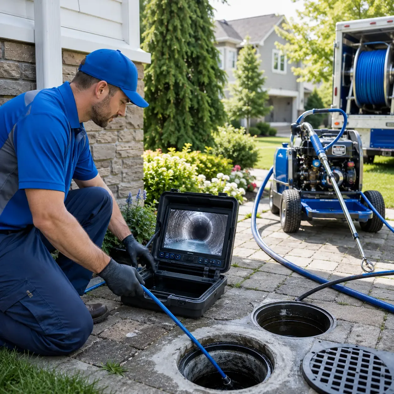 Outdoor drain cleaning professionals serving Bailey, NC